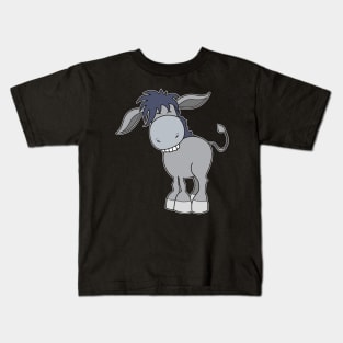 Donkey Cartoon Comic Cute Kids T-Shirt